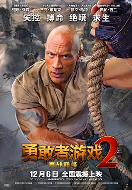 勇敢者游戏2再战巅峰JumanjiTheNextLevel